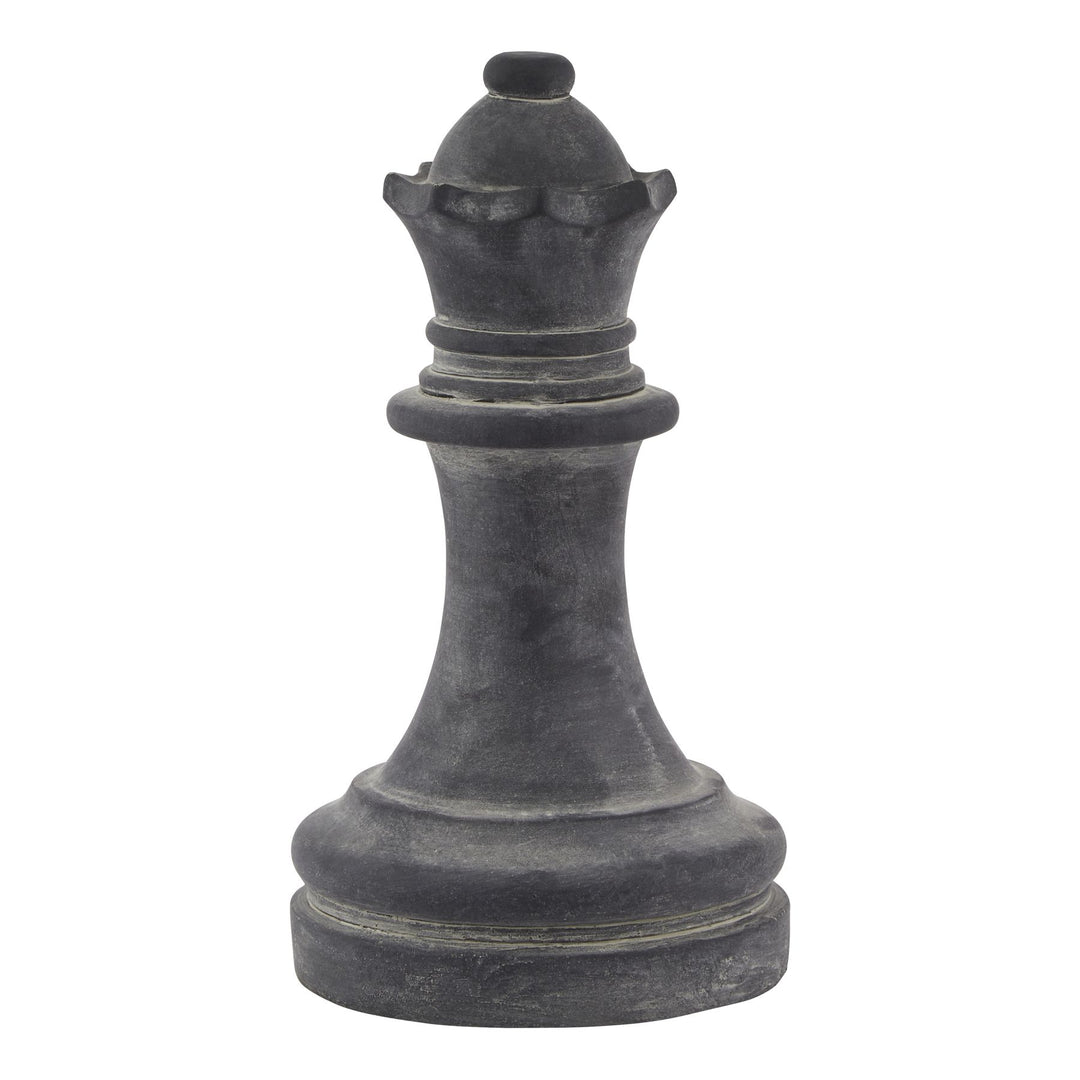 Decorative Grey Queen Chess Piece