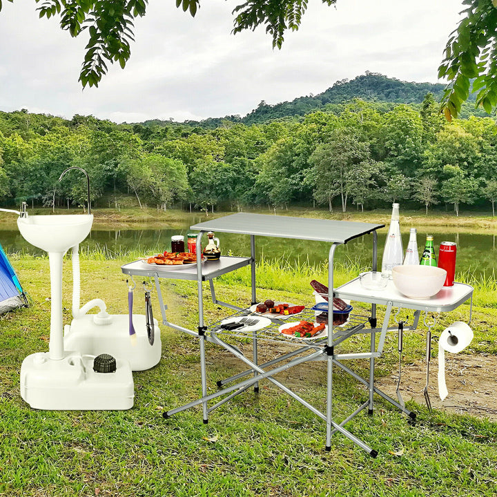 Folding Aluminium Camping/ Picnic Table