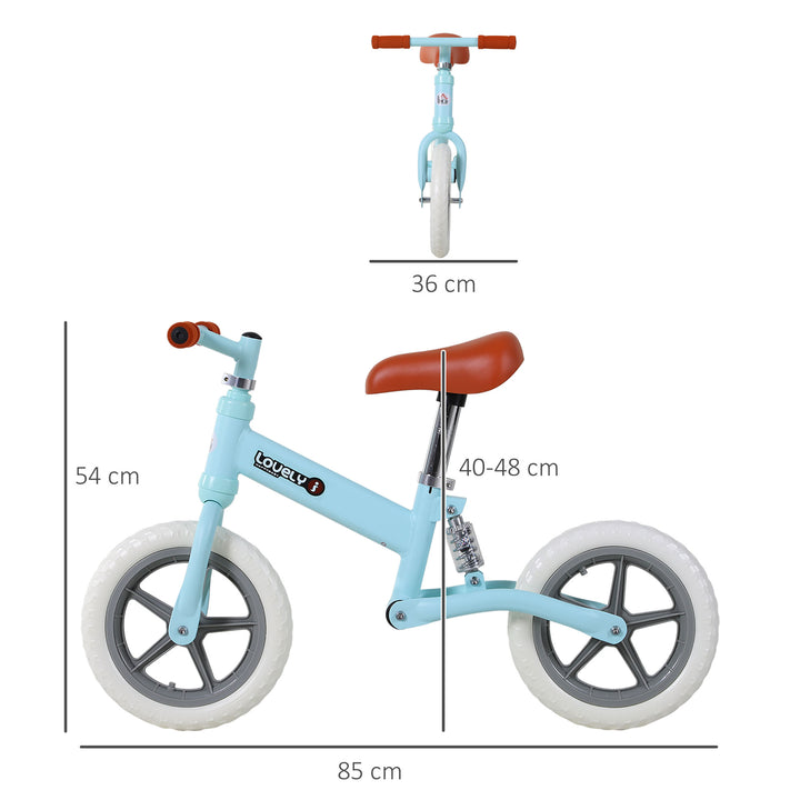 Toddler Balance Bike No Pedal Walk Training Blue