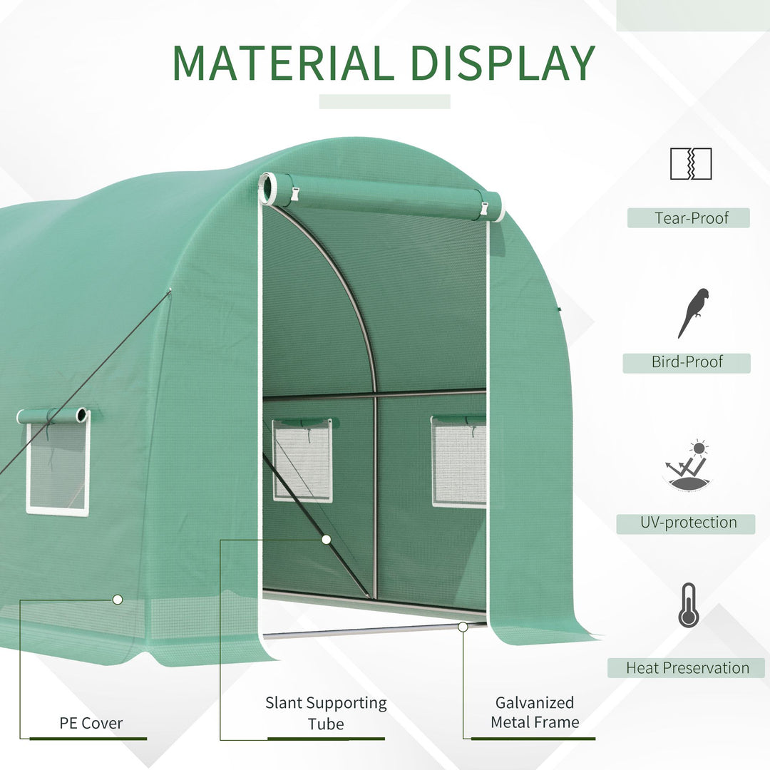 Walk-in Greenhouse, 3 x 2 M-Green