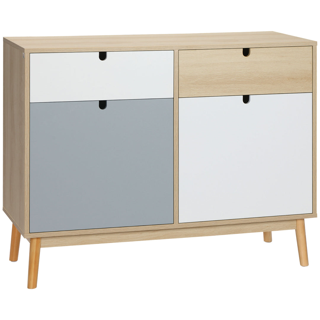 Sideboard Storage Cabinet Kitchen Cupboard with Drawers for Living Room, Hallway