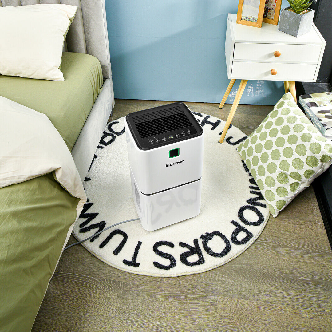 12L Ultra-quiet, Portable, Electric Dehumidifier with 3 Modes