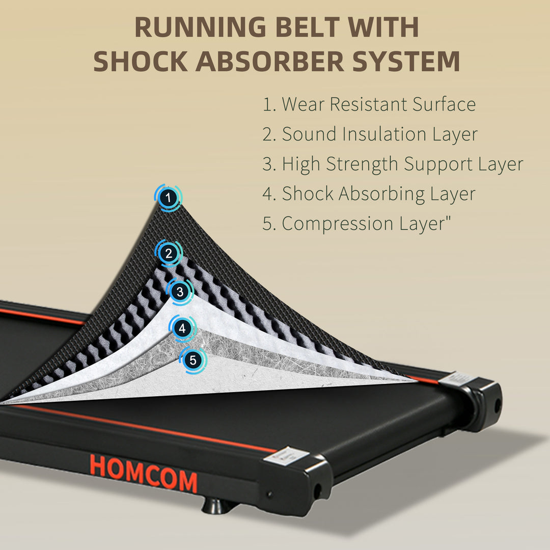 Folding Walking Treadmill for Home, Office, Fitness Studio, Training Room Aerobic Walking Exercise Machine LED Display