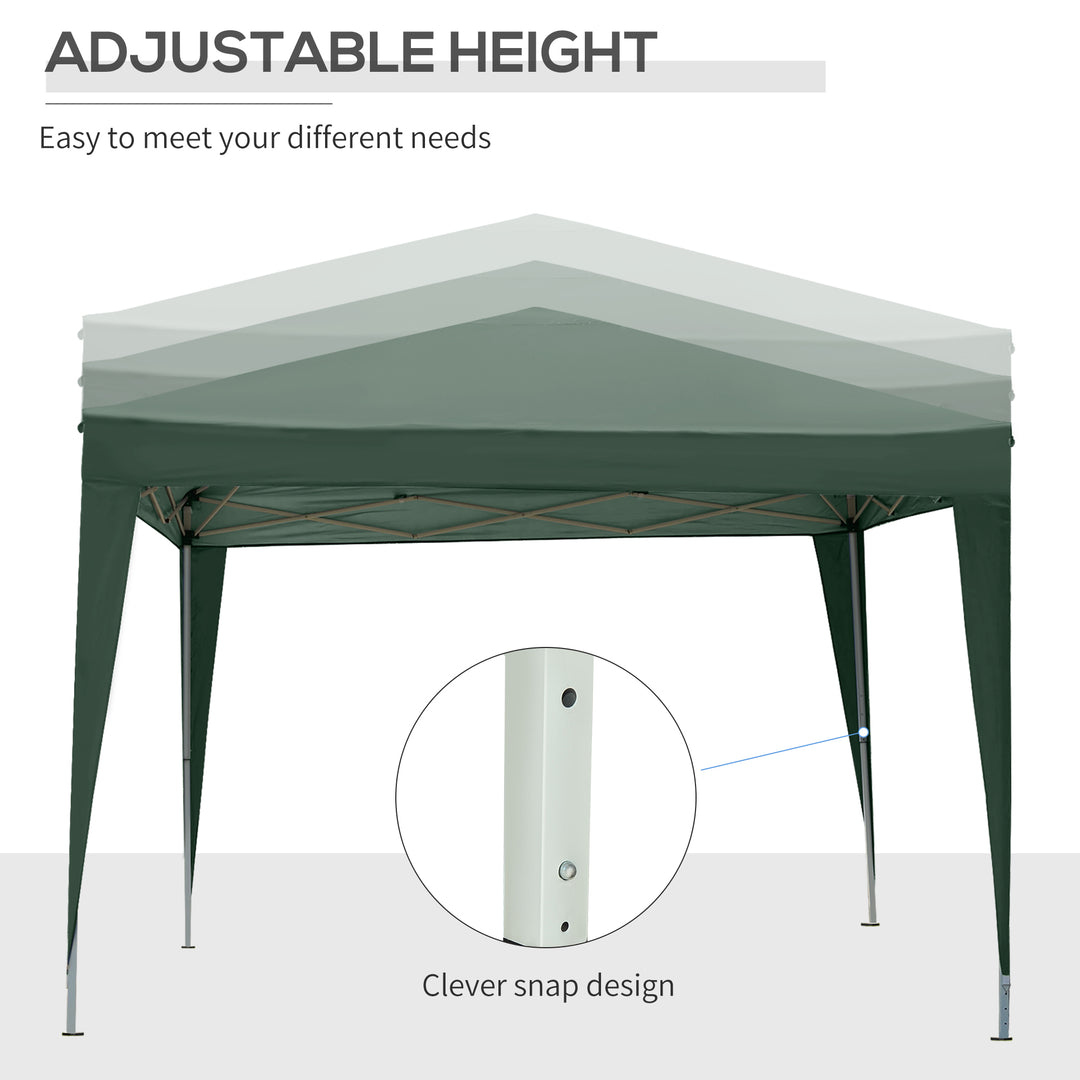 Pop Up Gazebo Marquee, size(3m x 3m)-Green