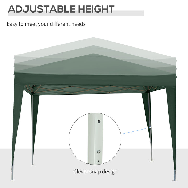Pop Up Gazebo Marquee, size(3m x 3m)-Green