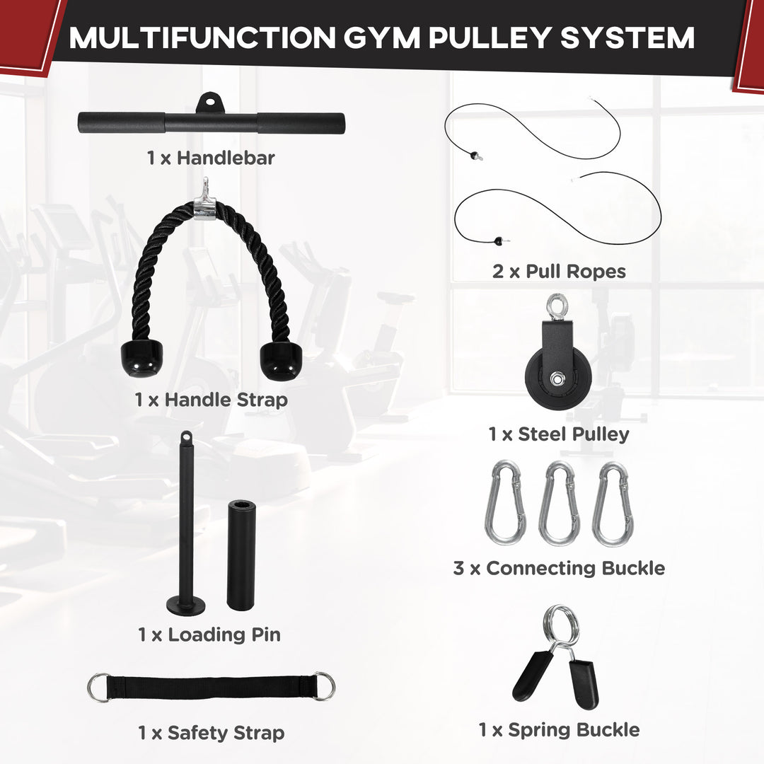 Cable Machine Pulley System, Lat Pull Down System for Gym