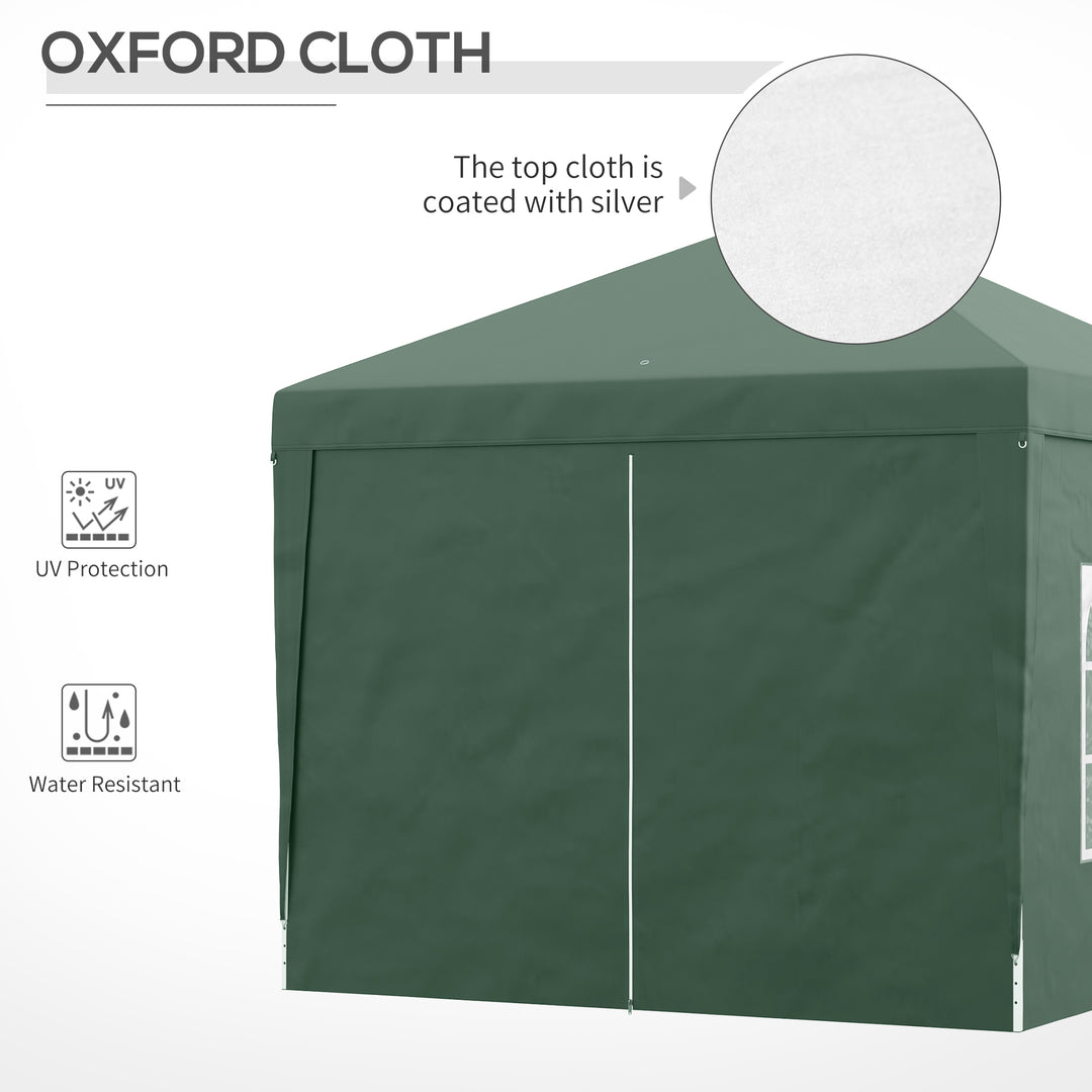Pop Up Gazebo Marquee, size(3m x 3m)-Green