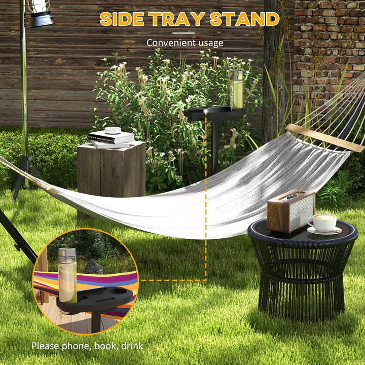 Hammock Stand with Side Tray Stand for Hammocks