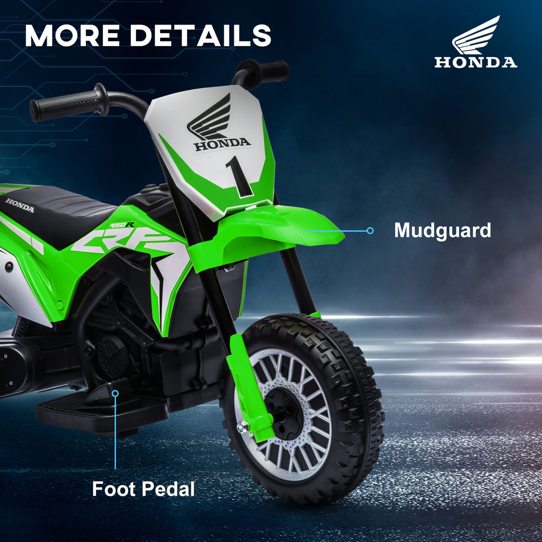 Kids Motorbike, 3 Wheels Kids Electric Bike- Green