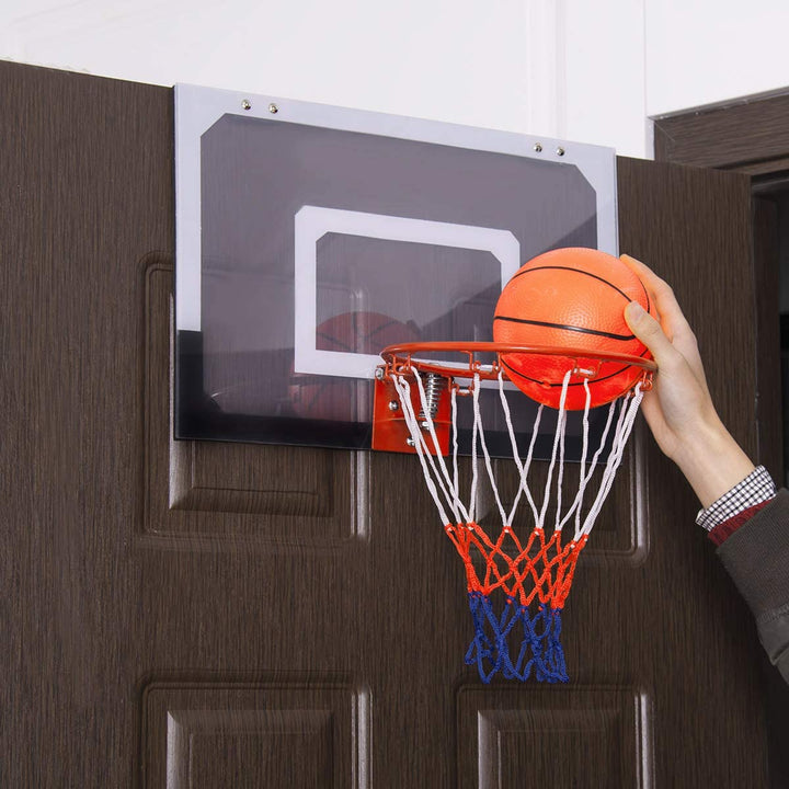 Mini Basketball Hoop with Shatterproof Backboard for Kid, Teen, Adult