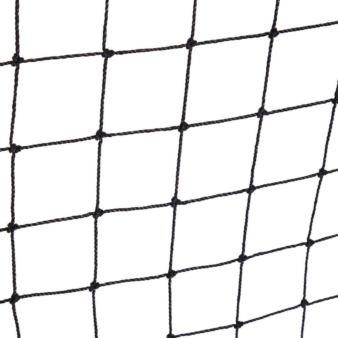 HOMCOM Rebounder Net W/PE Mesh Metal Tube, 96W x 80D x 96Hcm- Red and Black