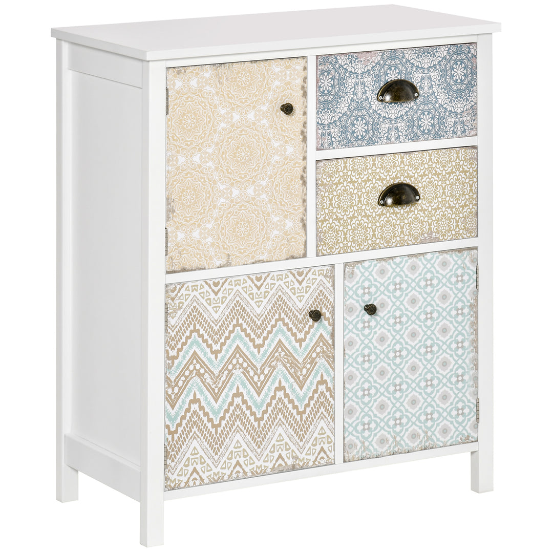 Drawer Table Sideboard Multi-purpose Storage Chest Shabby Chic Entryway Living Room Bedroom Furniture Organizer Unit