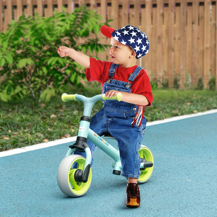 8" Balance Bike, Lightweight Training Bike for Children, with Adjustable Seat, EVA Wheels, Easy installation - Green