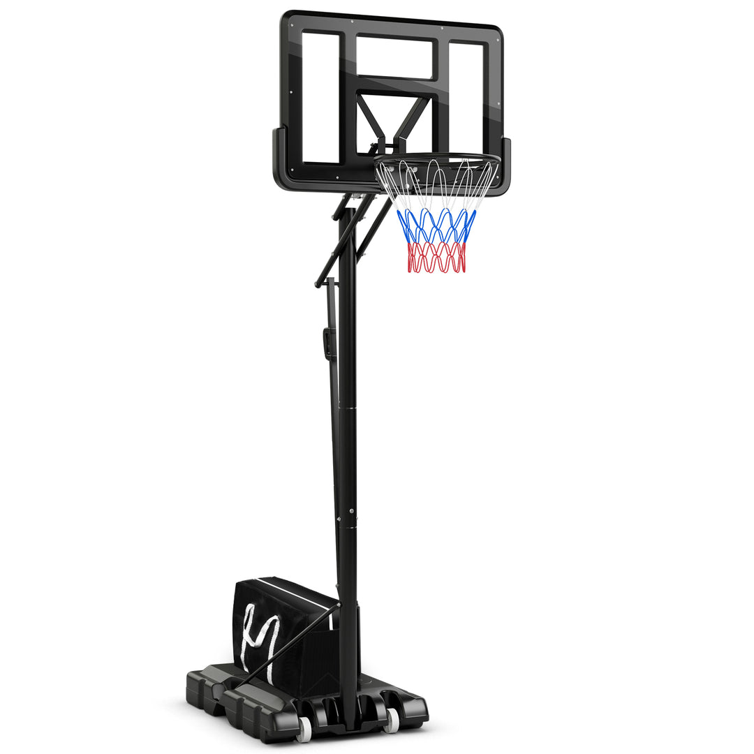2.45M-3.05M Height Adjustable Basketball Stand for Kids and Adult