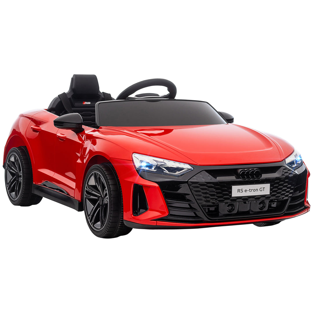 Audi Licensed 12V Kids Electric Ride-On, with Remote Control, Suspension System, Lights, Music, Motor - Red