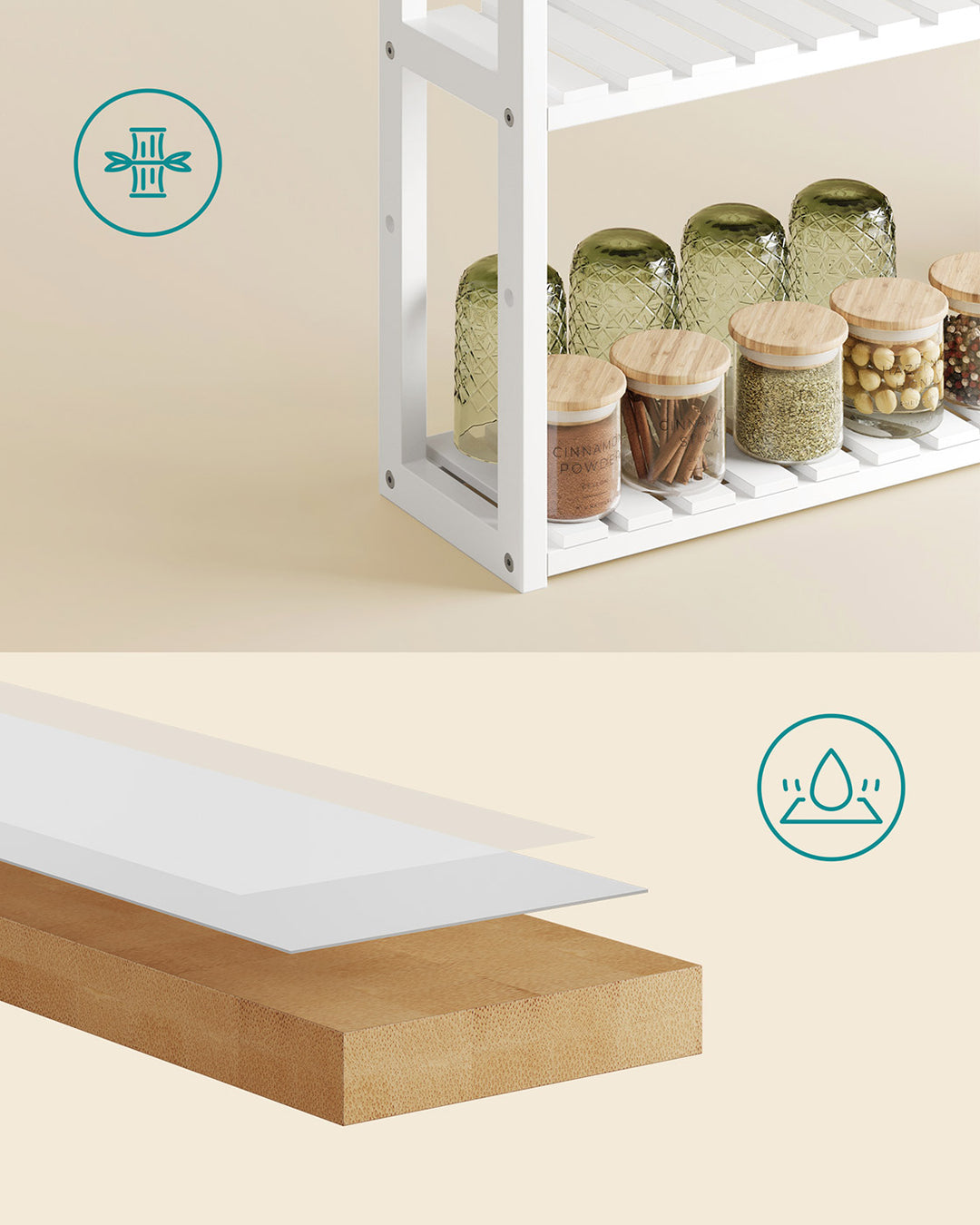 Bamboo Adjustable Rack