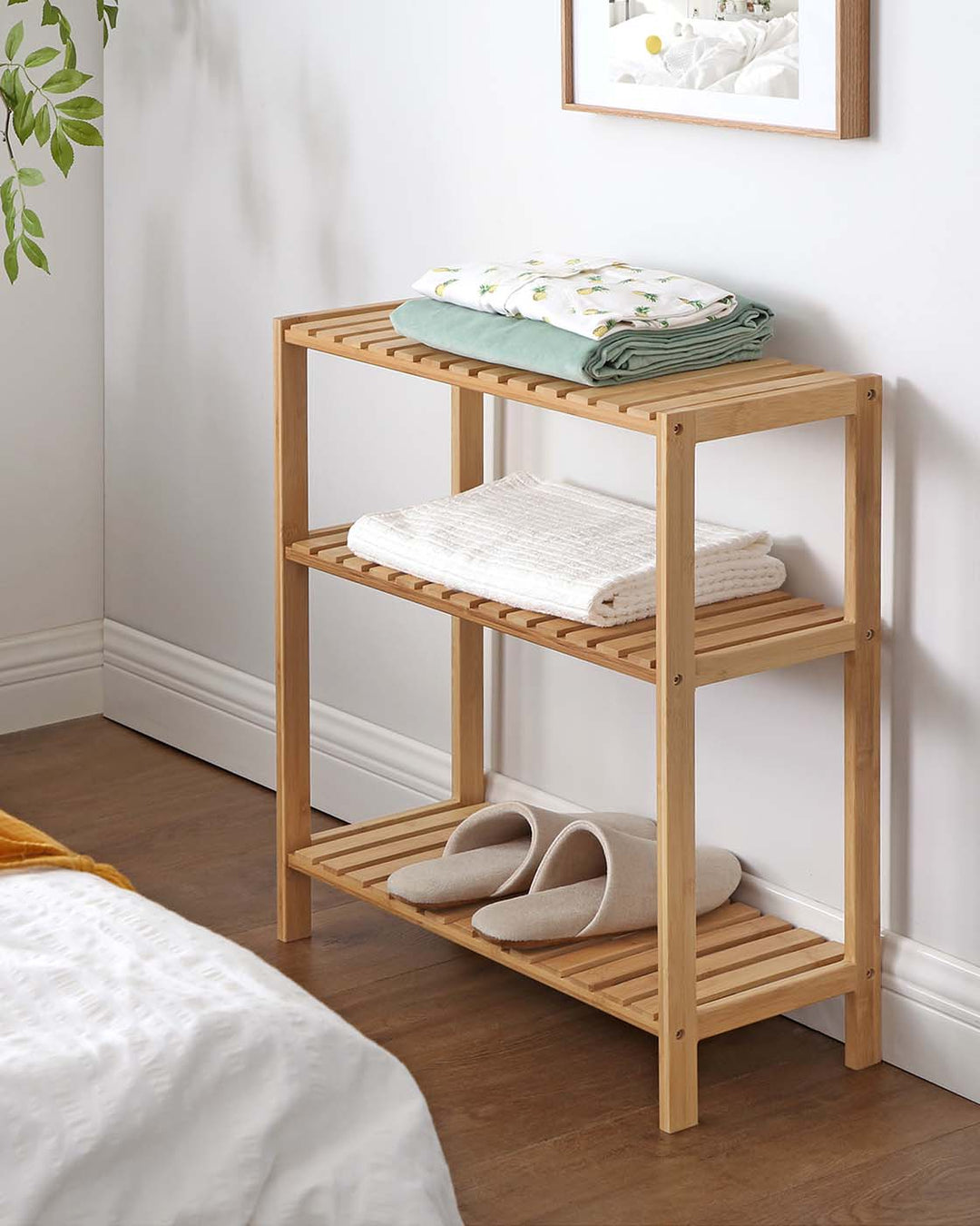 Bamboo Storage Stand Shelf