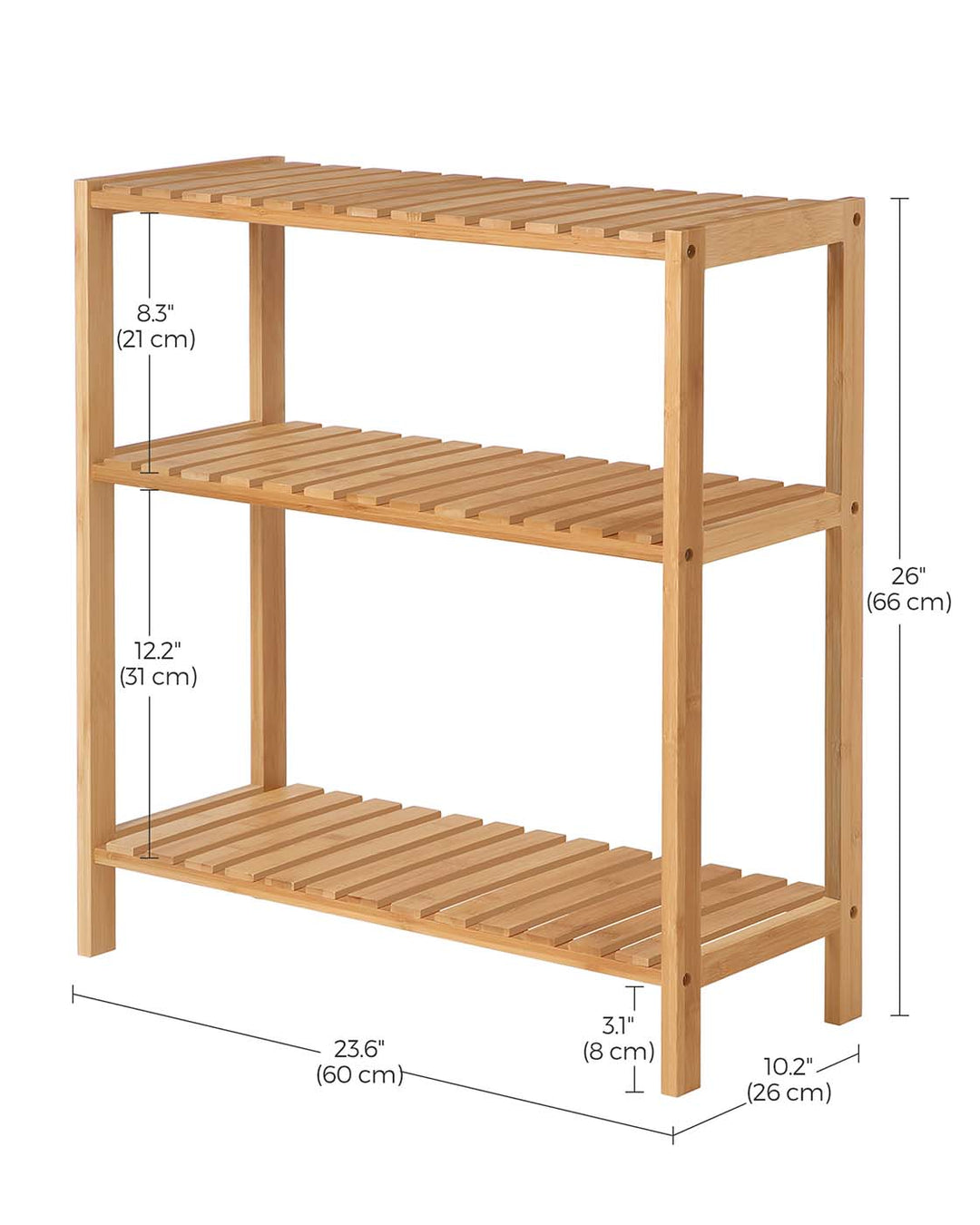 Bamboo Storage Stand Shelf