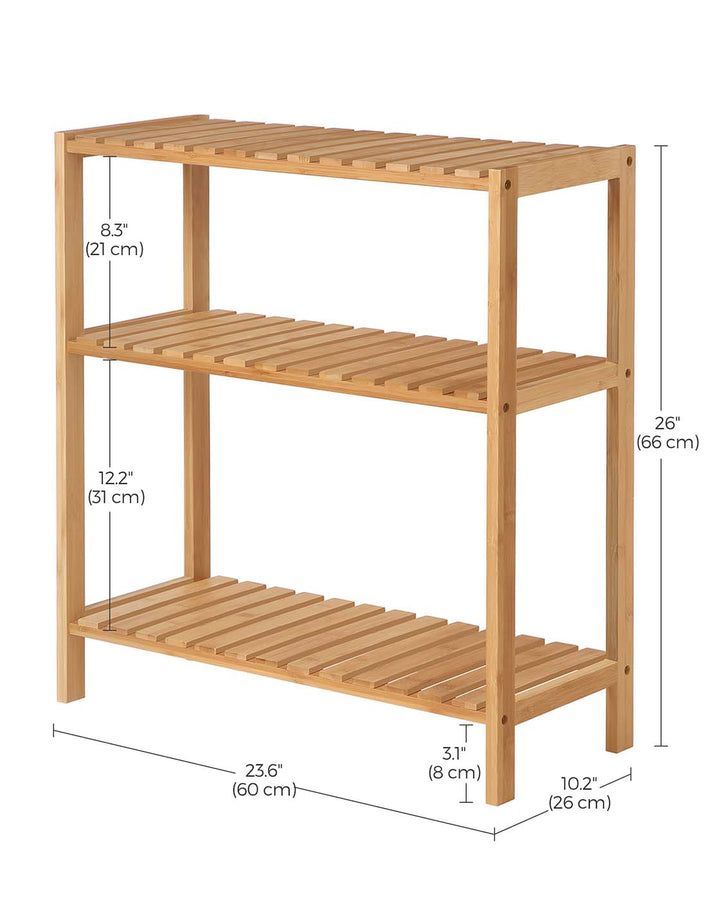 Bamboo Storage Stand Shelf