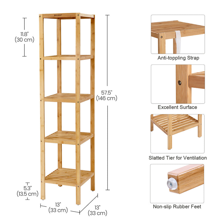 5 Tier Book Shelf