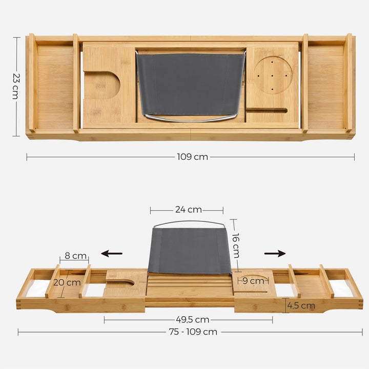 Bamboo Bath Tray