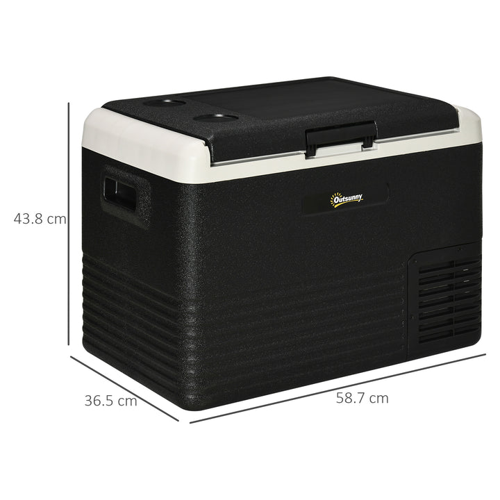 40L Car Refrigerator Portable Fridge Freezer, Electric Cooler Box