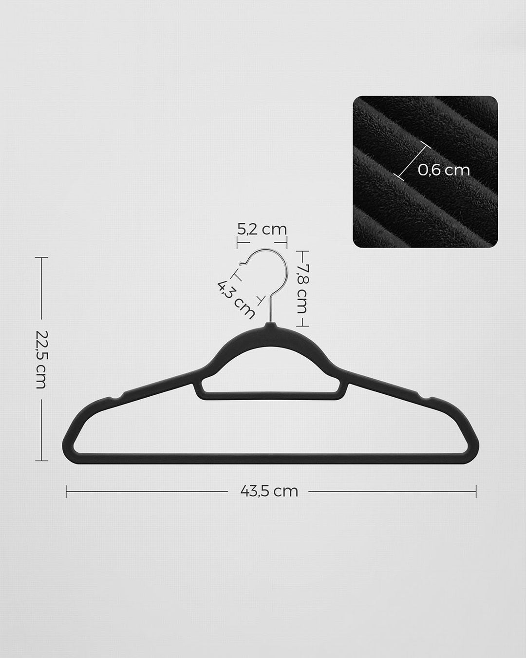 Non-Slip Velvet Hangers