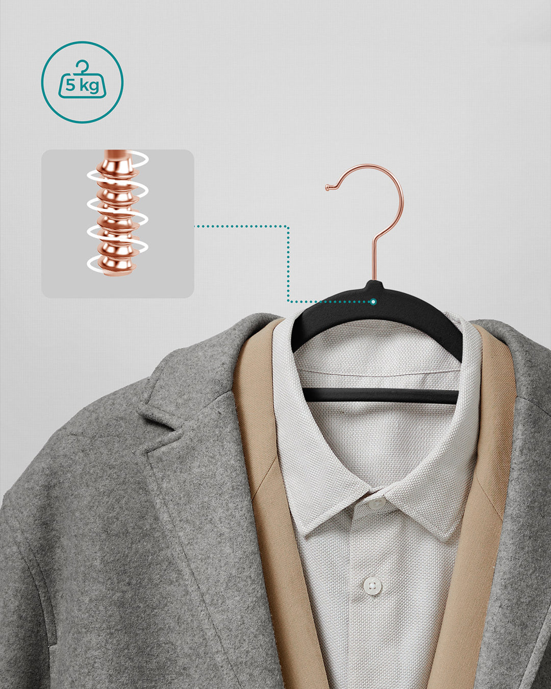 45cm Long Clothes Hanger