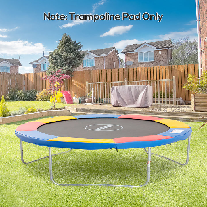 HOMCOM 10ft Trampoline Safety Pad-Multicolour