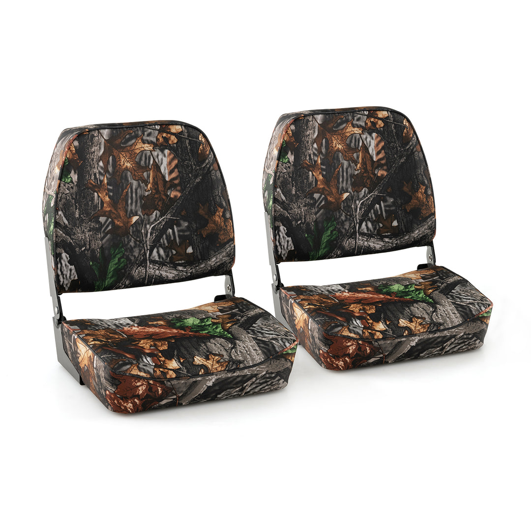 Folding Boat Seat Set with Sponge Padding-Camouflage