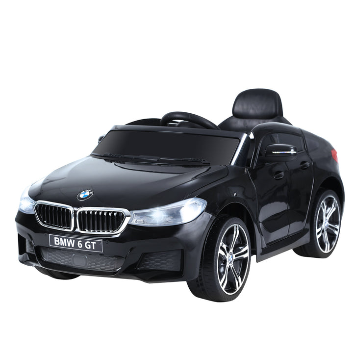 Kids Electric Ride On Car 6V Licensed BMW 6GT W/ Remote-Black