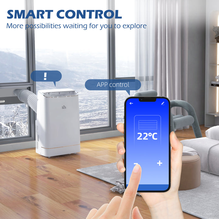 Mobile Air Conditioner, Smart Home WiFi, with Dehumidifier and Fan
