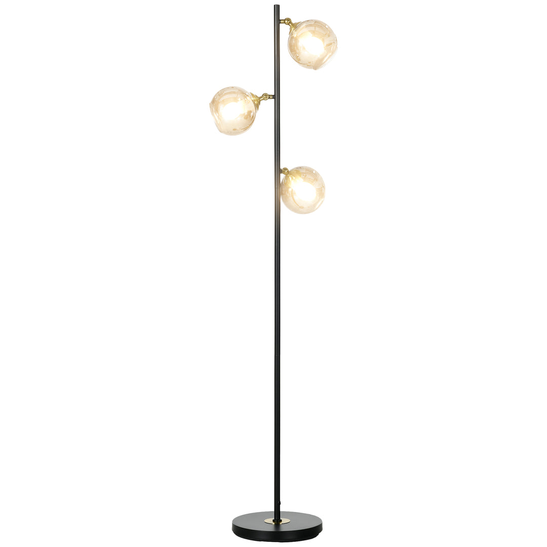 Tree Floor Lamp for Living Room Bedroom with 3 Light, Modern Standing Lamp, (Bulb not Included), 162cm, Grey