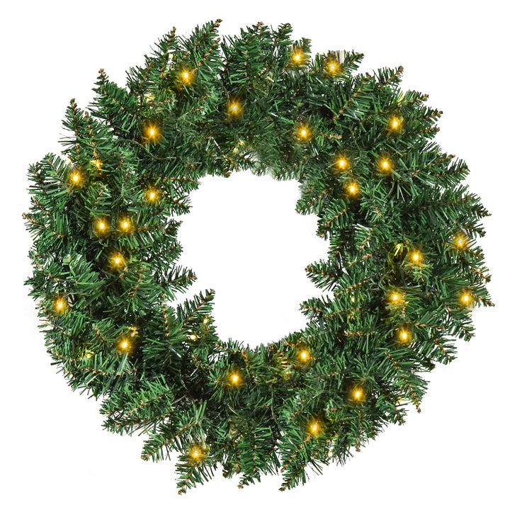 Wreath Decoration, 50 LED Lights