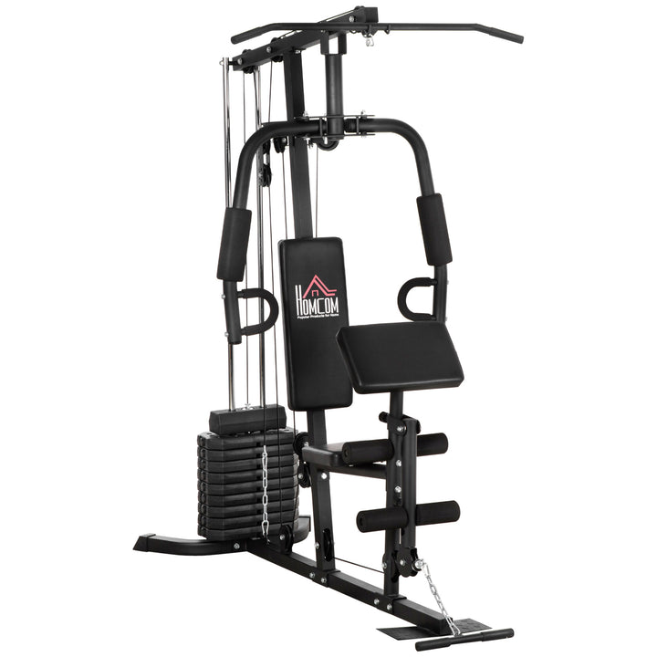 Multi-Exercise Gym Station, with 45kg Weight Stack, for Full Body Workout