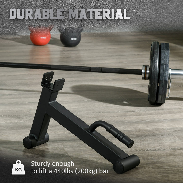 Barbell Jack, Deadlift Jack with Non-Slip Handle, Easily Load and Unload 200kg Barbell Plates, for Home Gym Deadlifting Weight Training