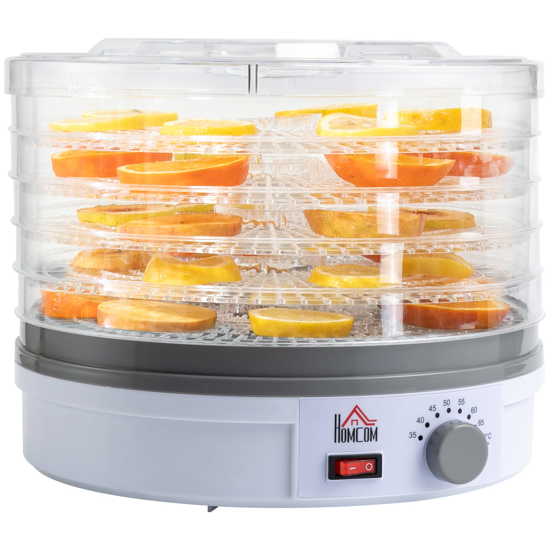 5 Tier Food Dehydrator, 245W Food Dryer Machine with Adjustable Temperature Control for Drying Fruit, Meat, Vegetable, Jerky and Pet Treat