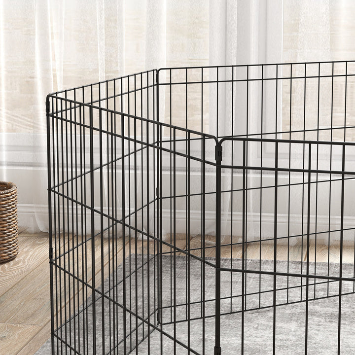 Dog Playpen Metal Crate Pet Cage, Run Indoor and Outdoor