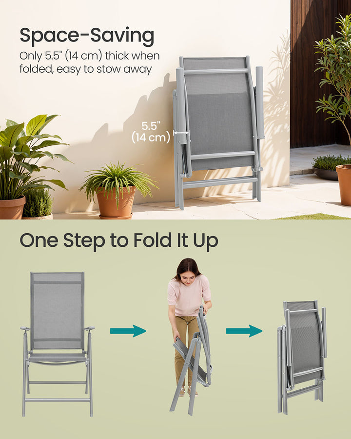 Aluminum Structure Garden Chair