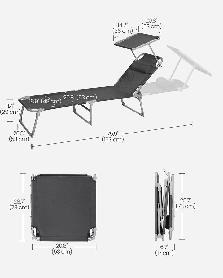 Sun Lounger for Garden
