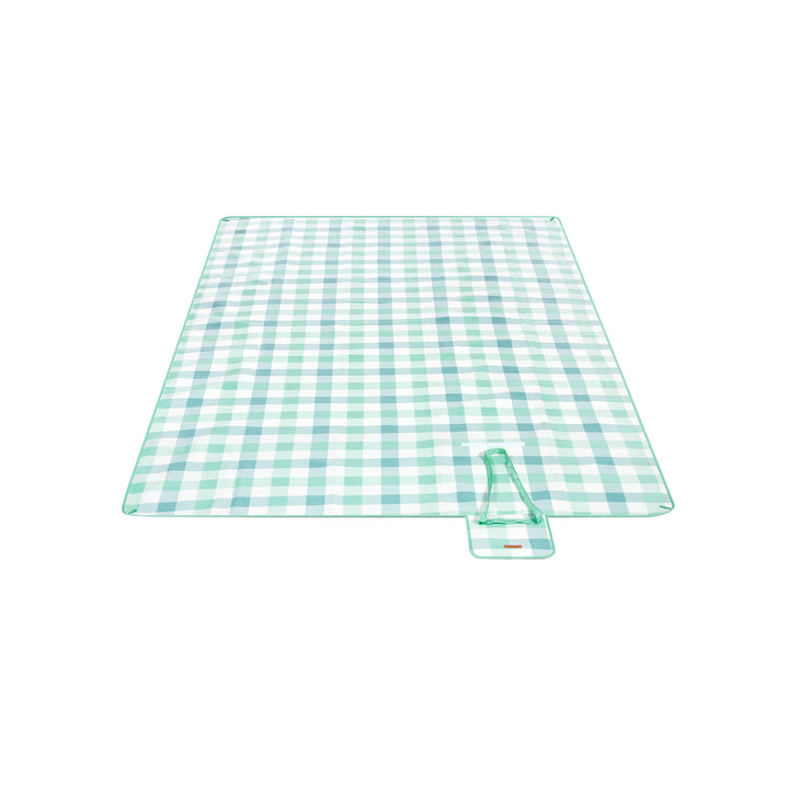 Picnic Blanket 300 x 200 cm Green and White