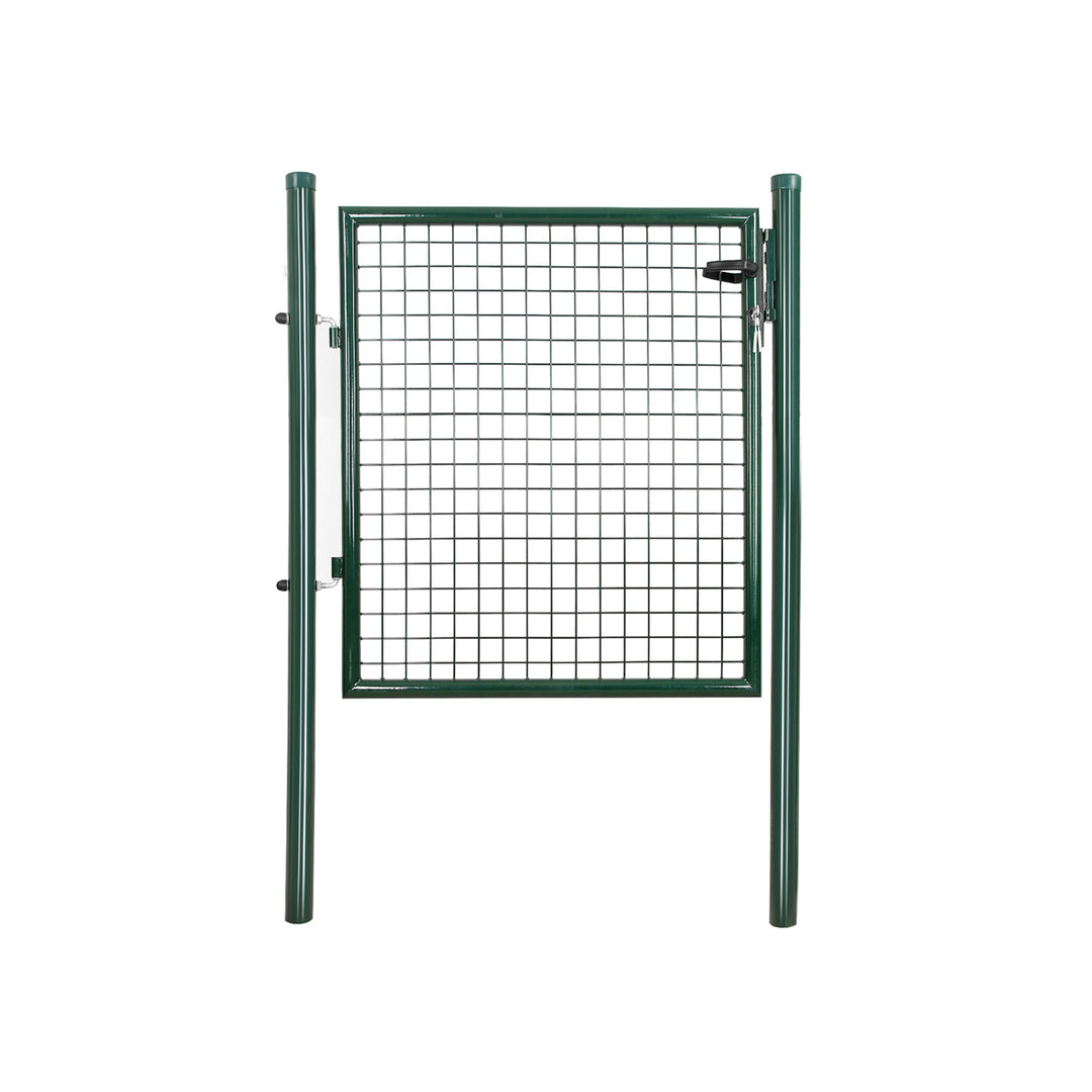 Galvanised Metal Garden Gate