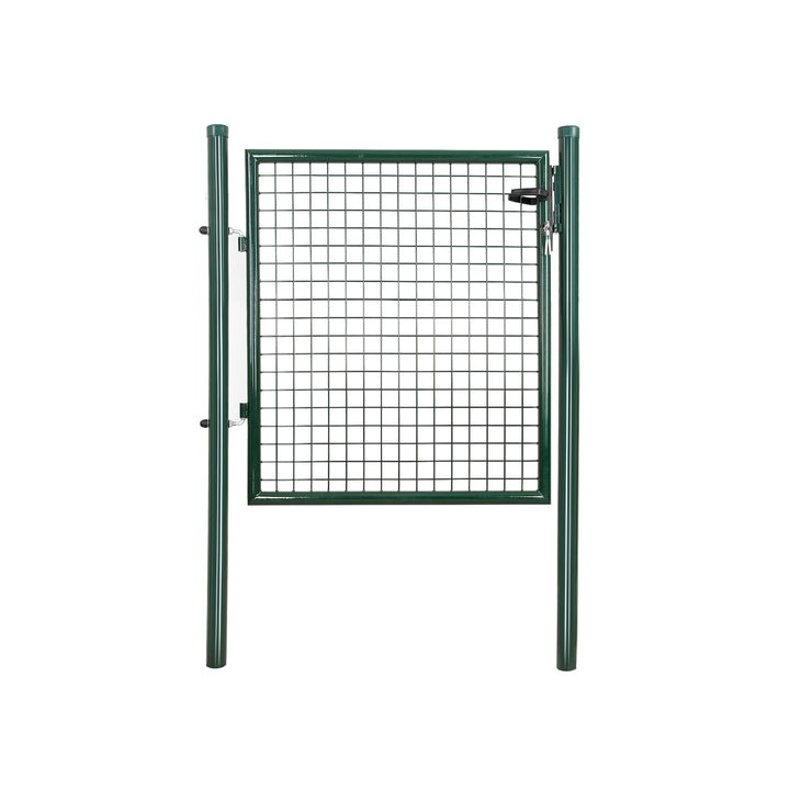 Galvanised Metal Garden Gate