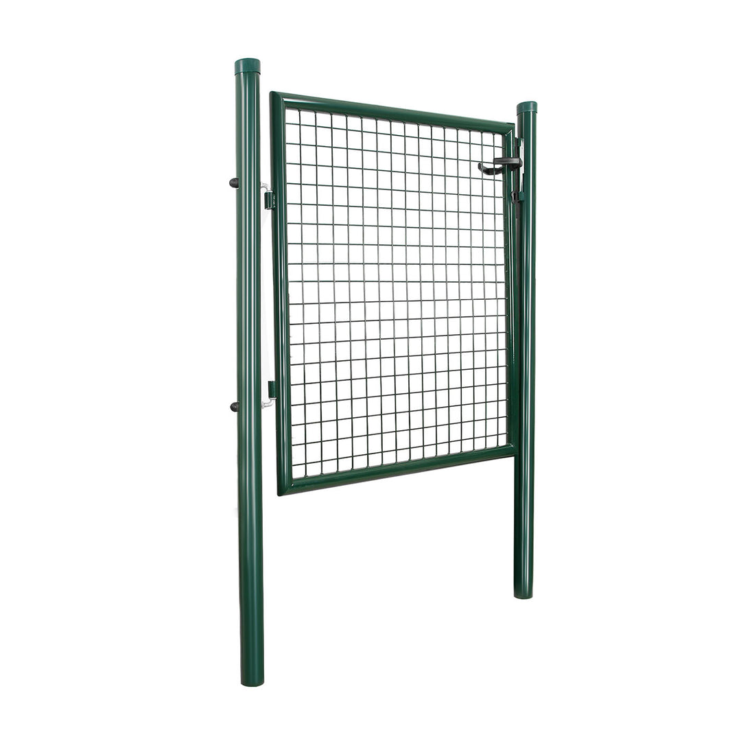 Galvanised Metal Garden Gate