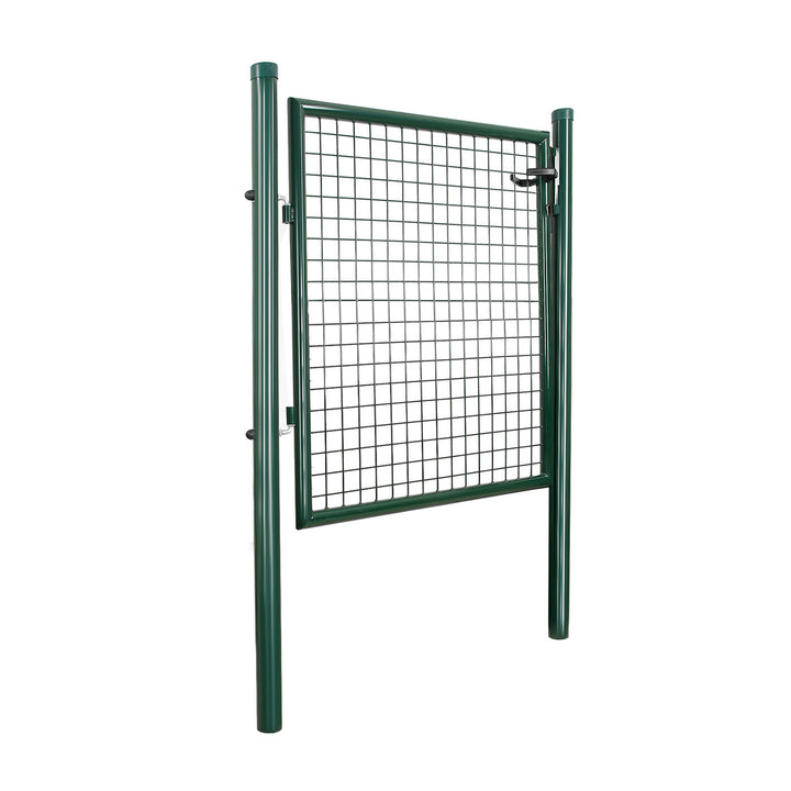 Galvanised Metal Garden Gate