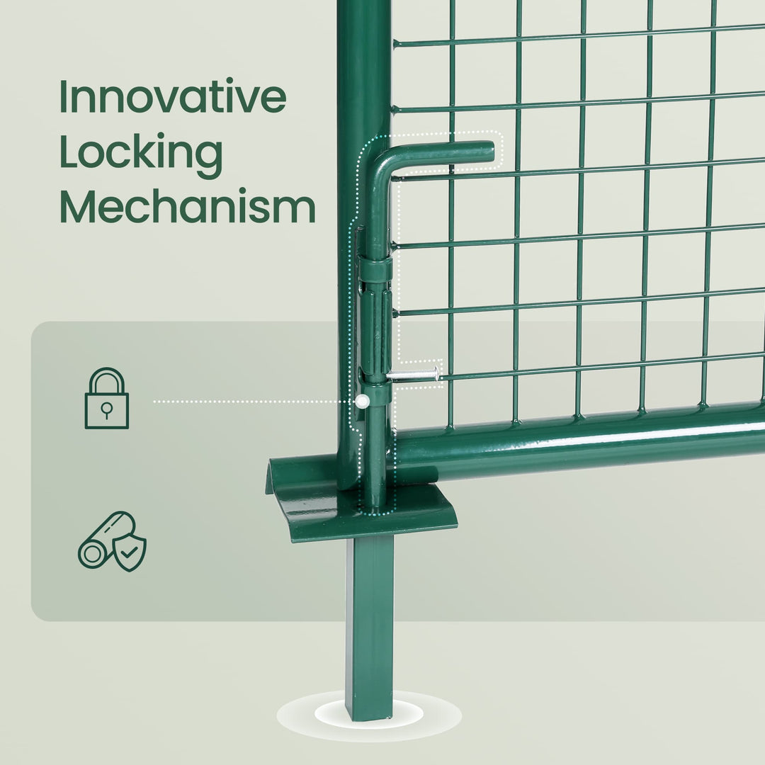 Lockable Metal Garden Gate