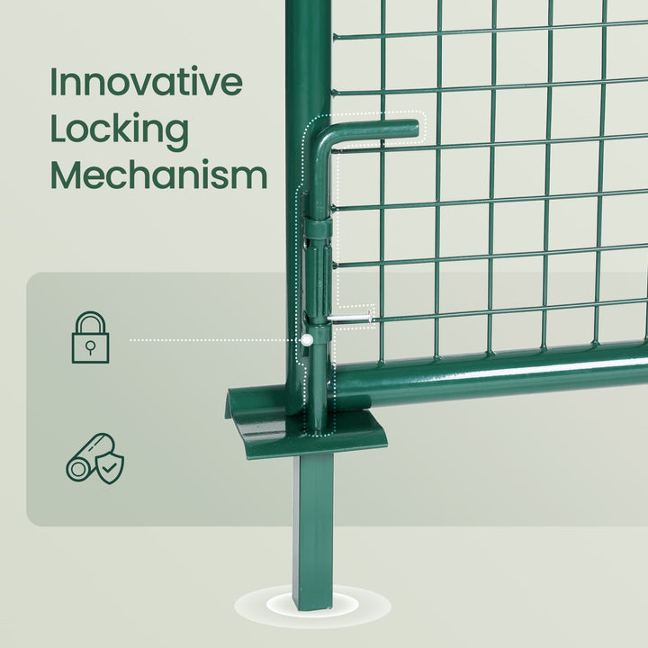 Lockable Metal Garden Gate