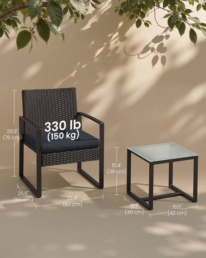 3-Piece Outdoor Furniture Sets