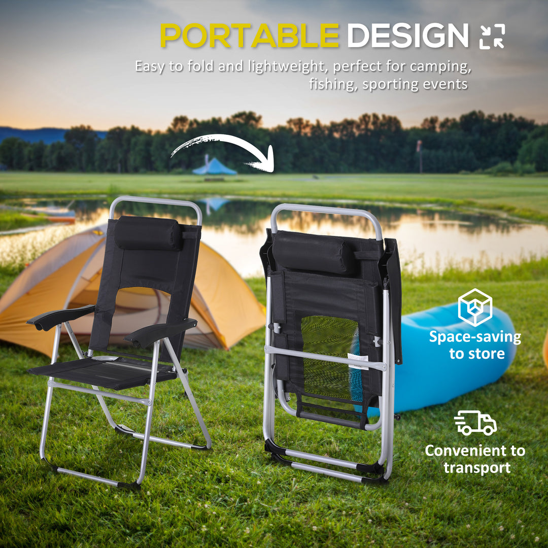 Camping Table and Chairs Set, Backpacking Chairs w/ Table