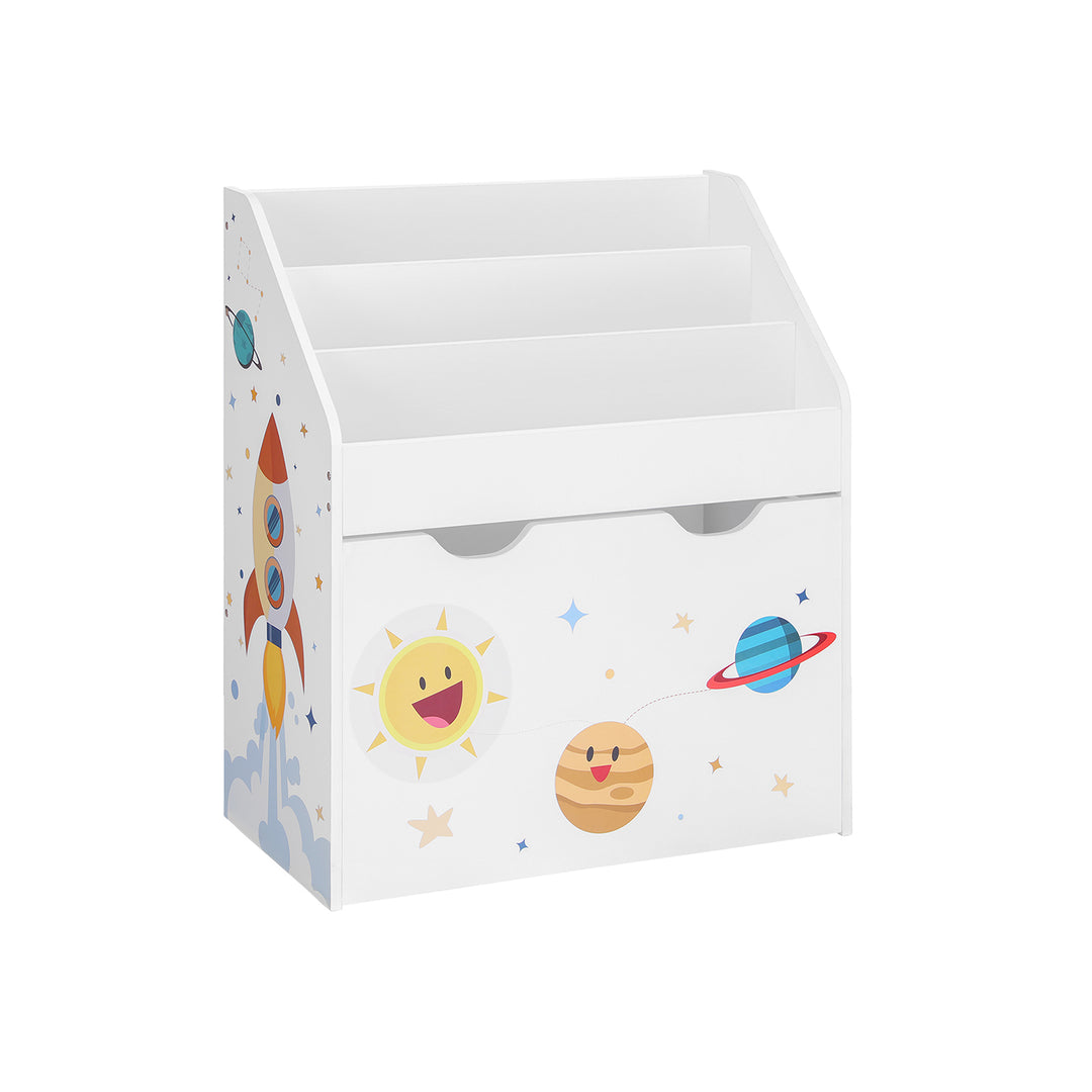 Toy Storage Shelf - White